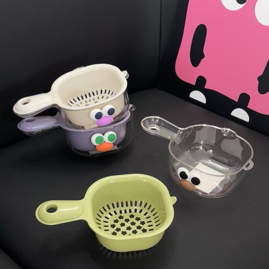 Double Drain Basket With Handle - Keep Cooking Fun