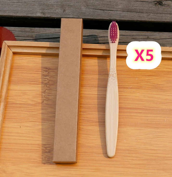 Natural Bamboo Soft Bristle Toothbrush