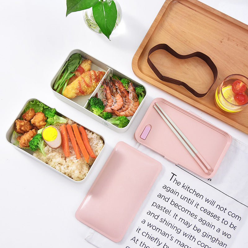 Eco-Friendly 3-Layer Lunchbox + Silverware