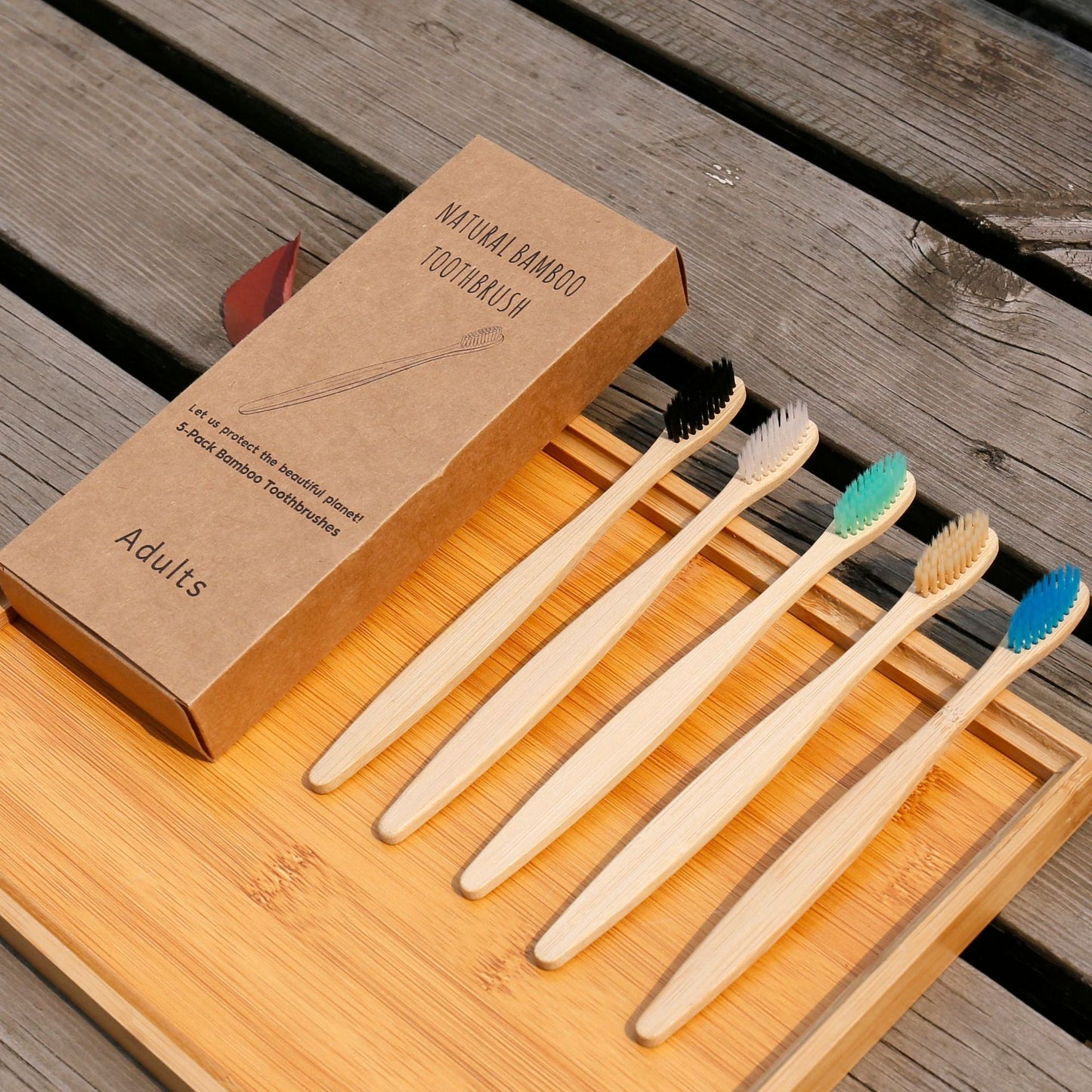 Natural Bamboo Soft Bristle Toothbrush