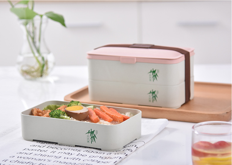 Eco-Friendly 3-Layer Lunchbox + Silverware