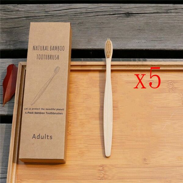 Natural Bamboo Soft Bristle Toothbrush