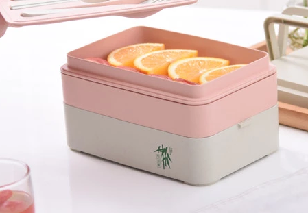 Eco-Friendly 3-Layer Lunchbox + Silverware