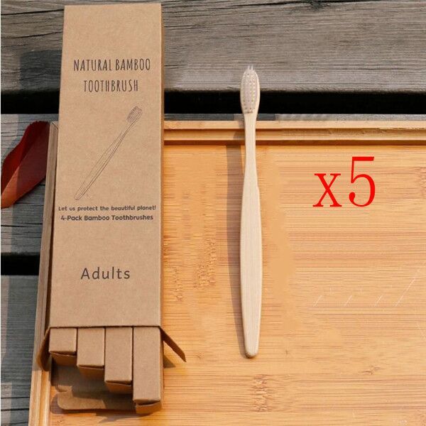 Natural Bamboo Soft Bristle Toothbrush