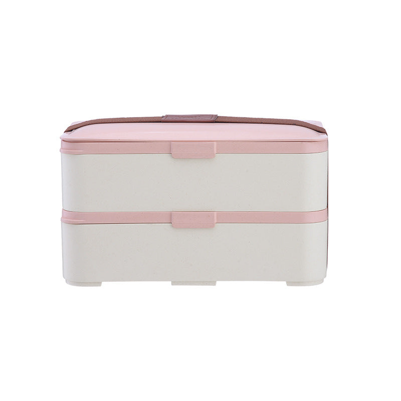 Eco-Friendly 3-Layer Lunchbox + Silverware