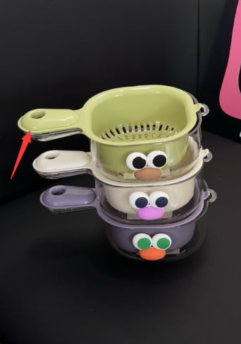 Double Drain Basket With Handle - Keep Cooking Fun