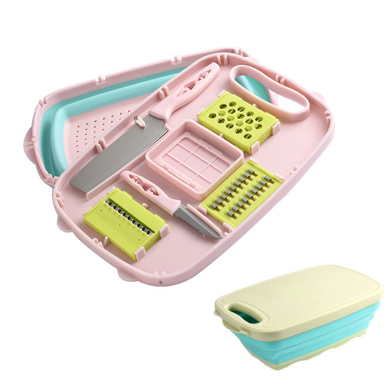 Kitchen Multifunctional Cutting Board Collapsible Cutting Board Cutting Tool Vegetable Cutting Board Set