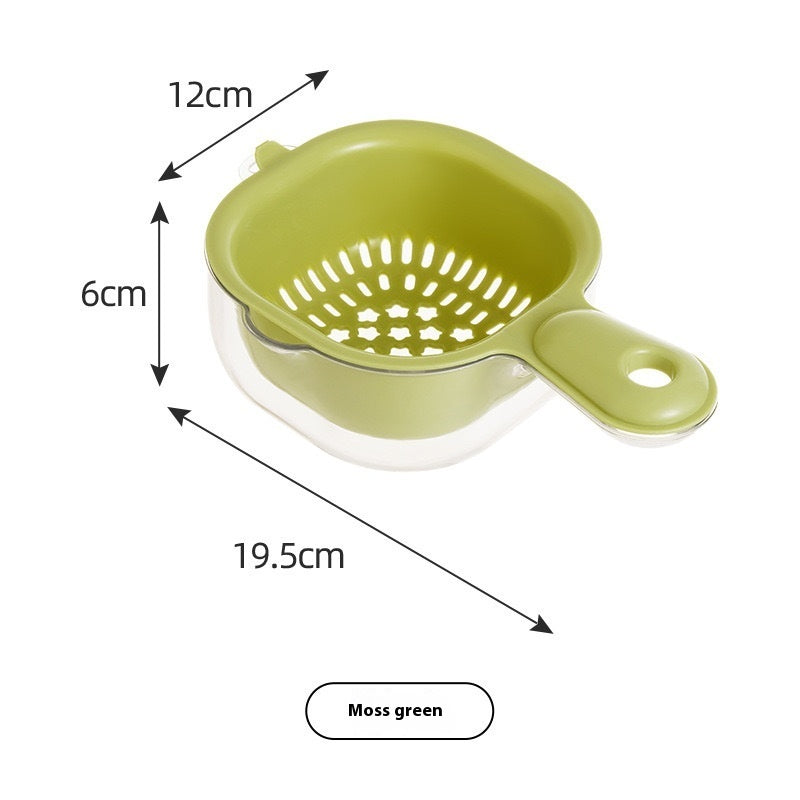 Double Drain Basket With Handle - Keep Cooking Fun